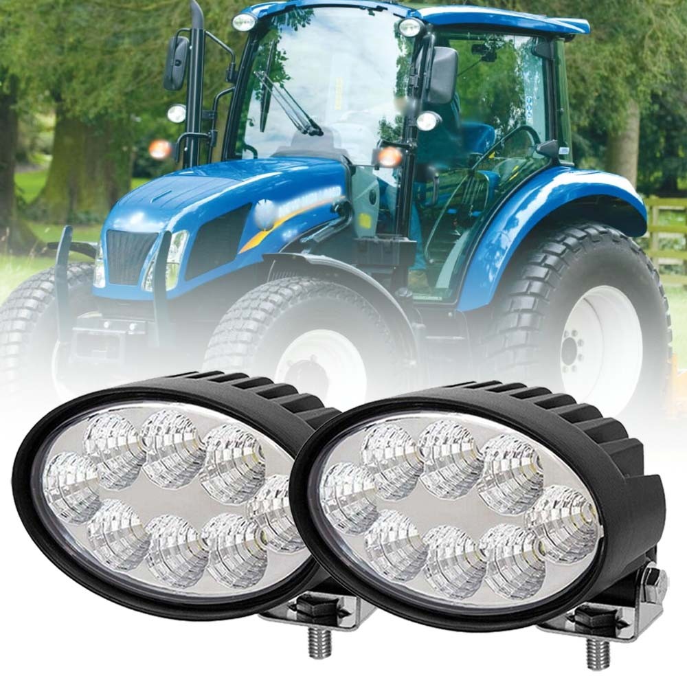 2PCS 40W LED Work Lights For New Holland Tractor T1804 T2104 T6040 T7040 T7050