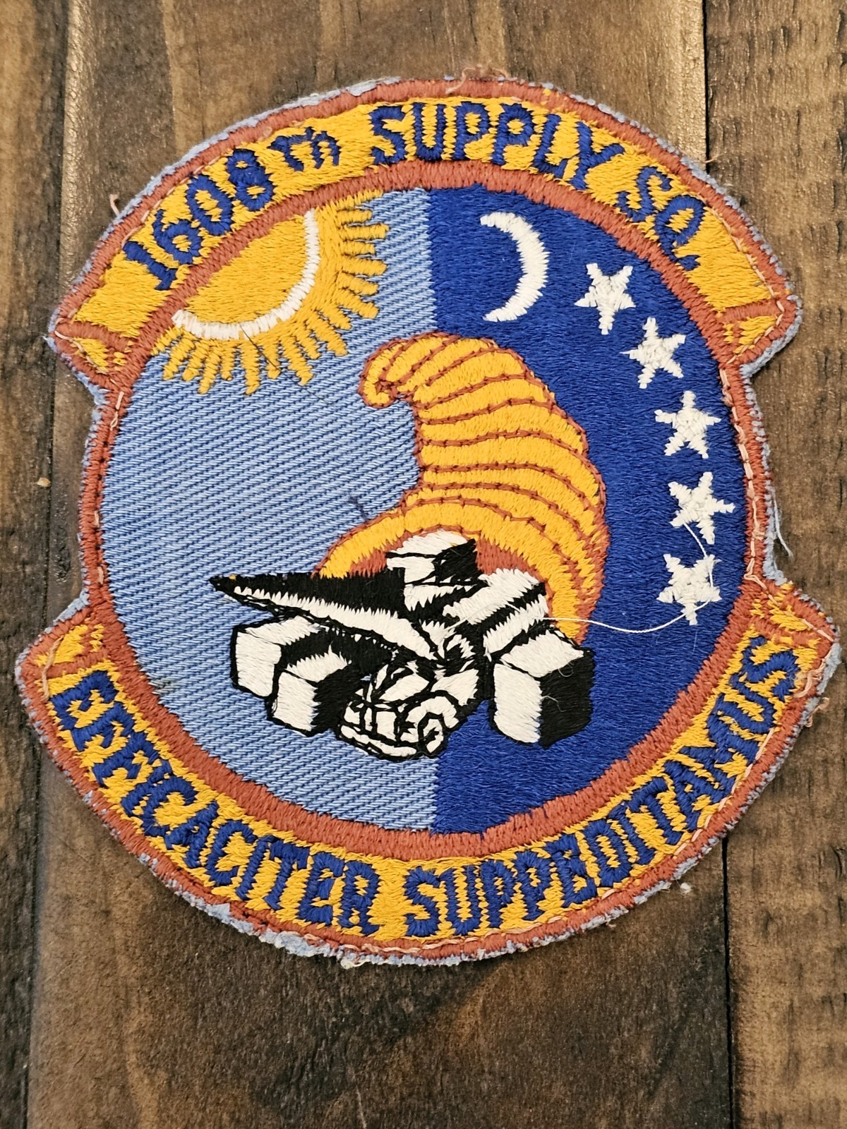 1960s USAF Air Force Vietnam Cold War Era 1608th Supply Squadron Patch L@@K!!!