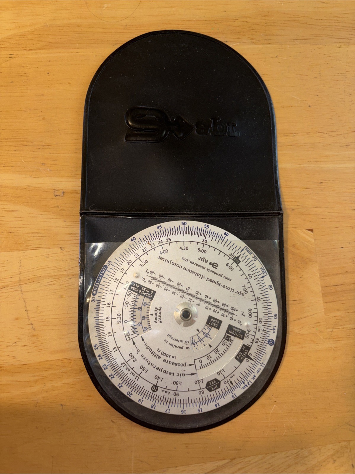 APR Time-Speed-Distance Computer Aero Products Research, Inc. With Case