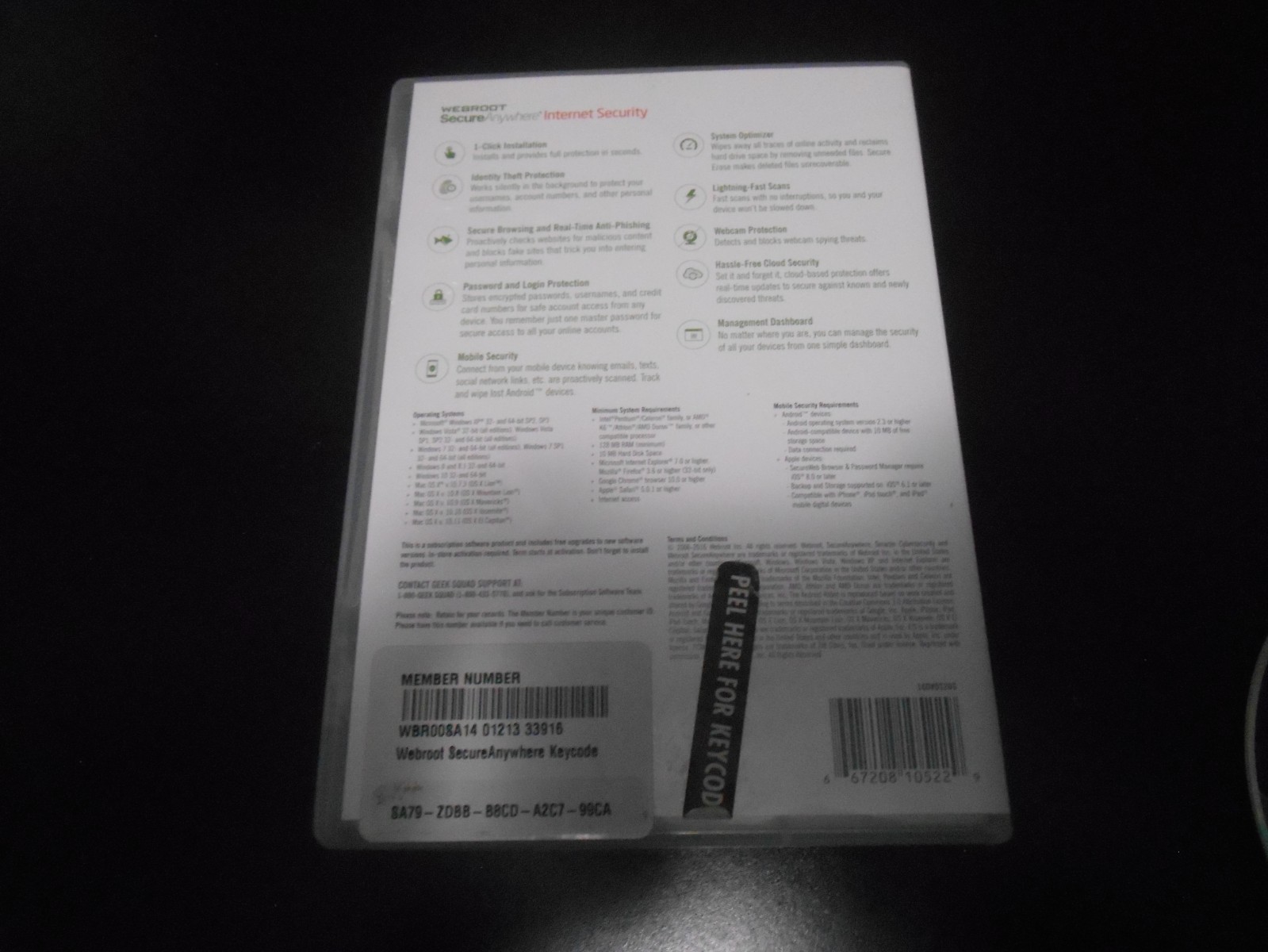 Webroot SecureAnywhere Internet Security Plus 2013 for PC, Mac,and mobile