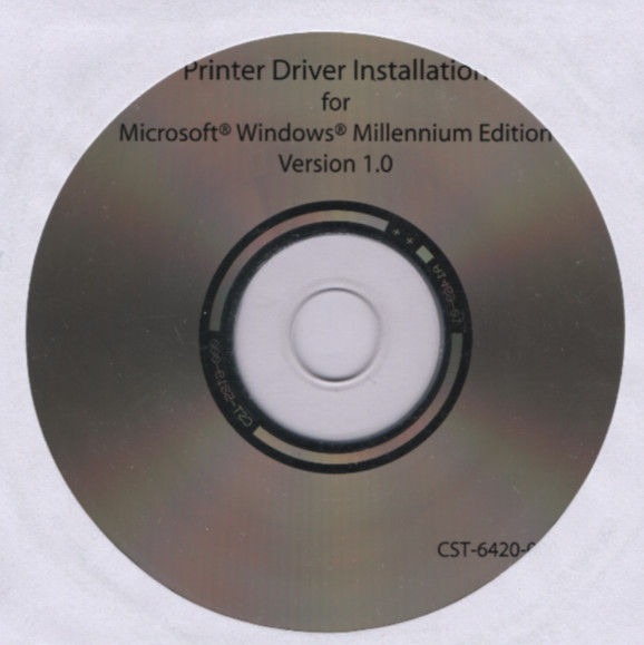 Canon BJC-55 85 2100 3000 6100 8200 S400 Printer Driver CD-ROM for Windows ME