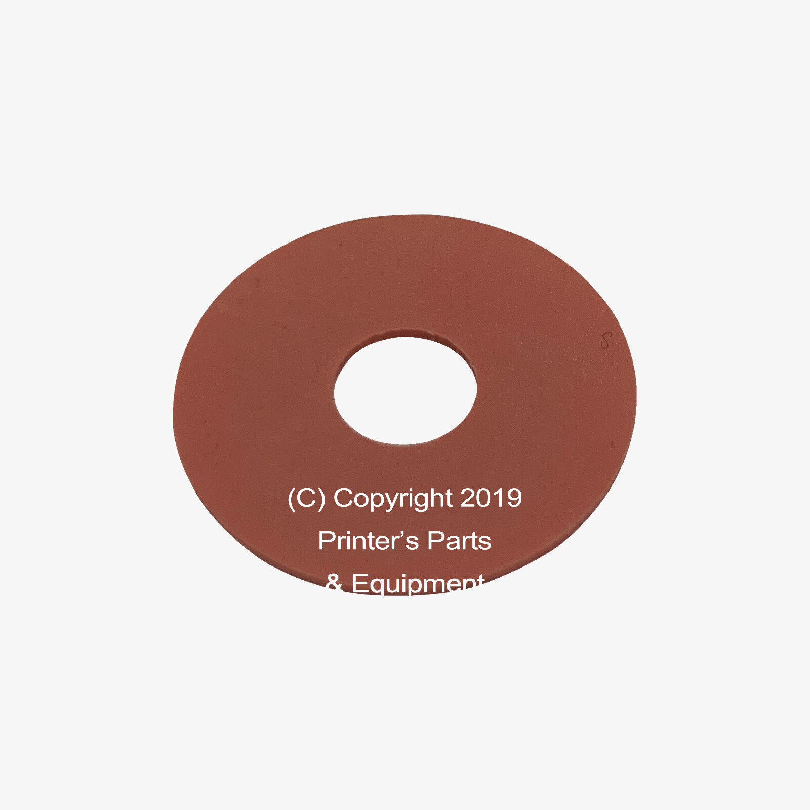 Flat Rubber Disc for Heidelberg 1 x 5/16 x 1/32 – 25.4 x 7.9 x 0.8mm Qty 50