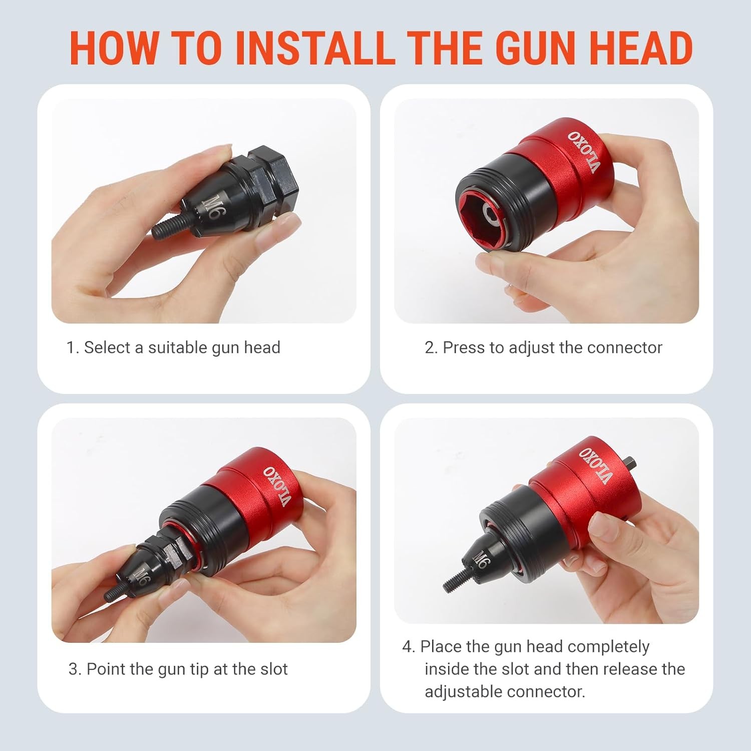 Rivet Nut Drill Adapter for Electric Drill, Upgraded Rivet Gun Kit with 13 Diffe