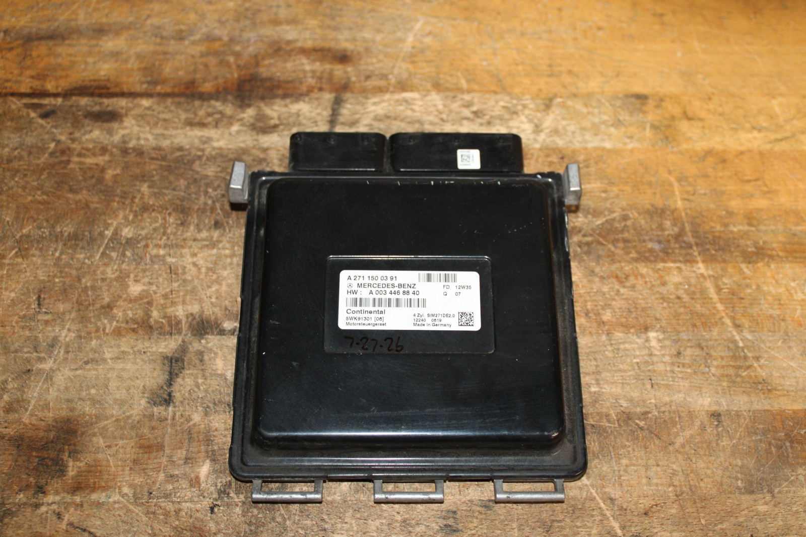 2012-15 Mercedes-Benz C250 Engine Control Module A 271 150 03 91