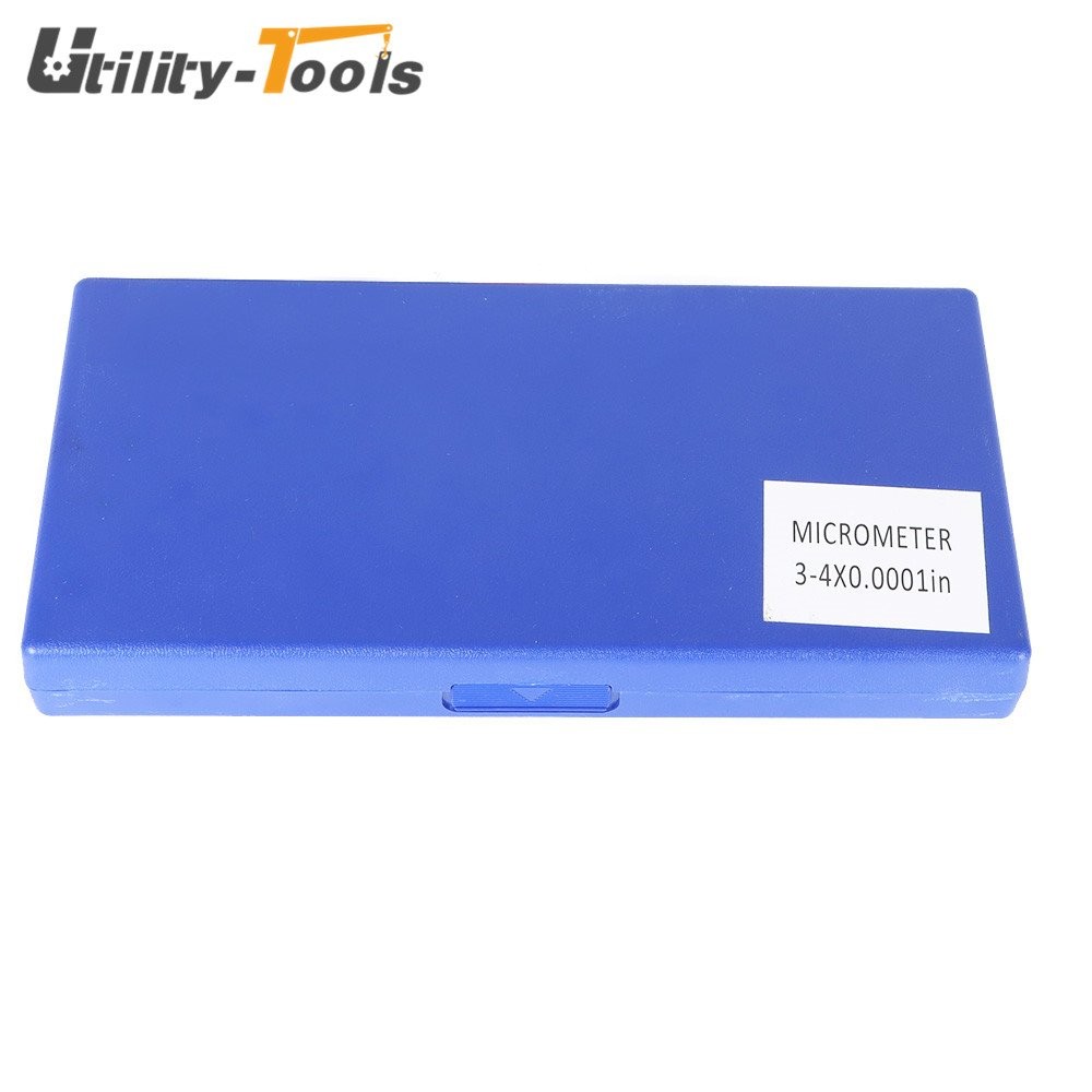 3-4" Precision Outside Micrometer .0001" Resolution Carbide Tipped,Standard 1pcs