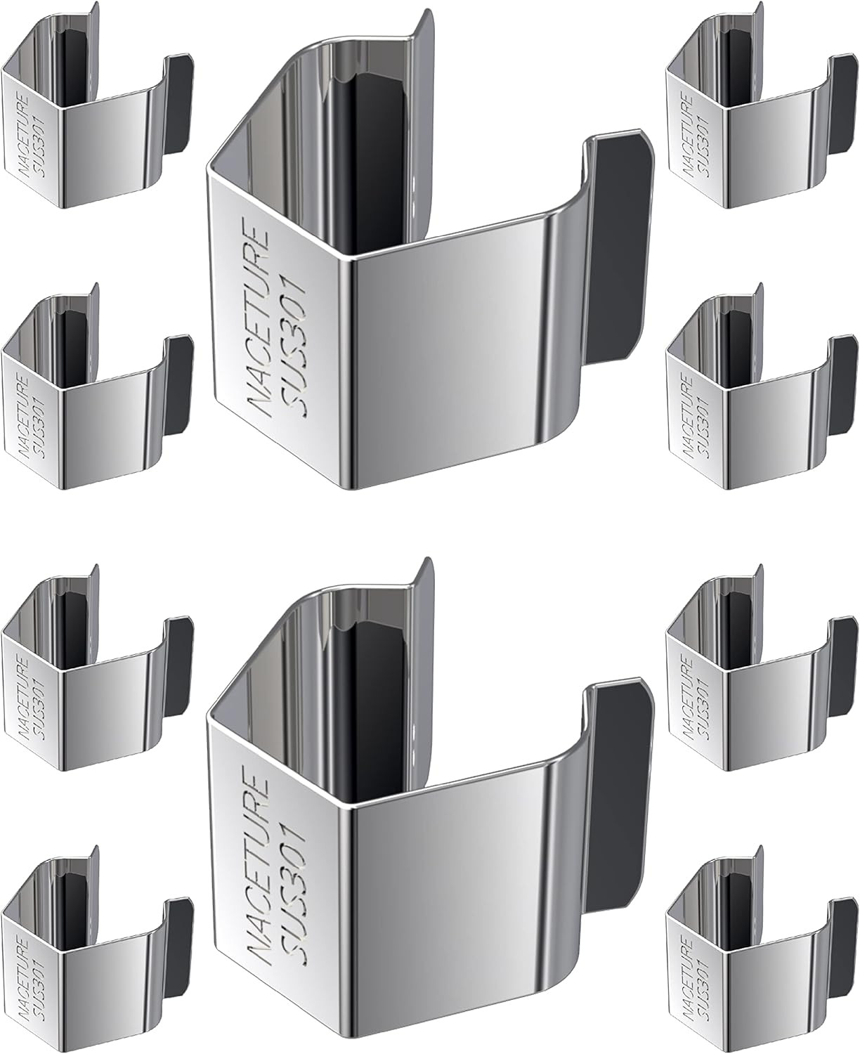 Screen Door Installer Clips - 10 Pieces Screen Clips for Rescreening and Screen