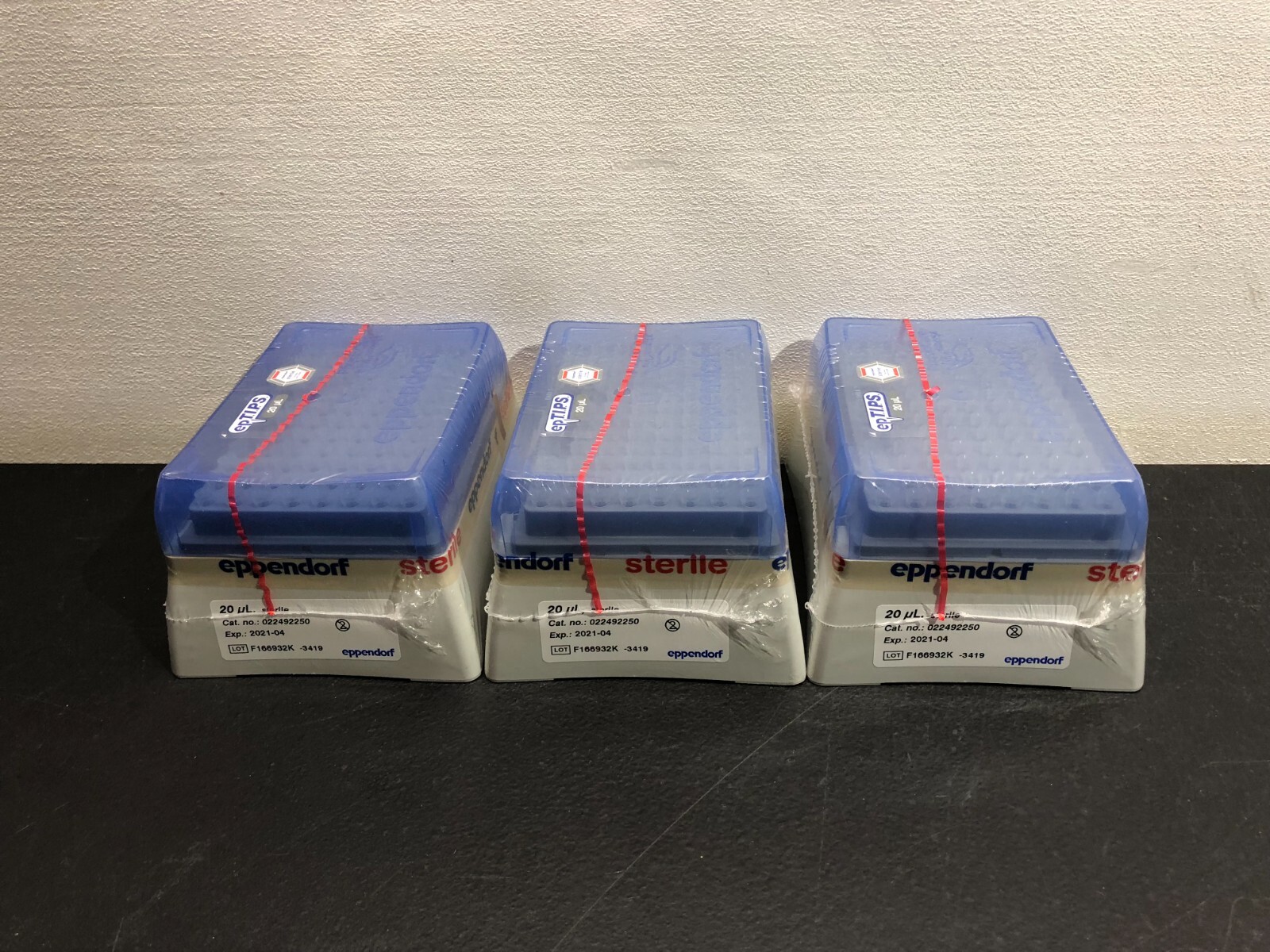 Eppendorf T.I.P.S. 20uL PCR Clean 022492250 Lot Of 3