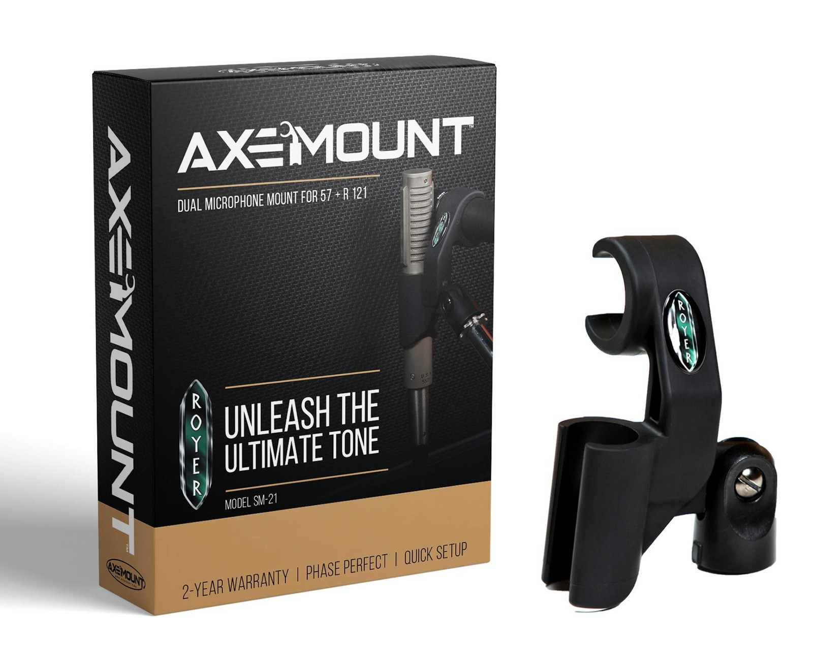 SM-21 Axemount Dual Microphone Mount for 57/R121