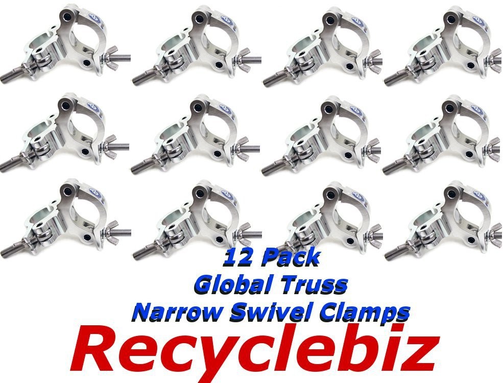NEW! (12 PACK) Global Truss Narrow Swivel Clamp Swivel Clamp/N  FREE  SHIPPING
