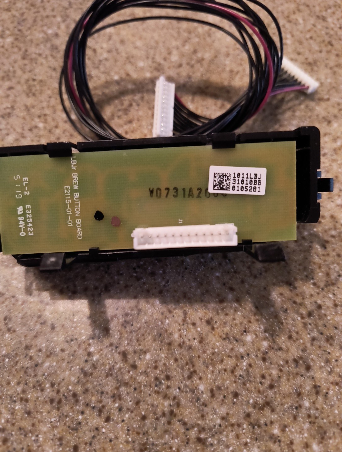 Keurig k-duo Essentials Brew Button Board And Cable Used Part