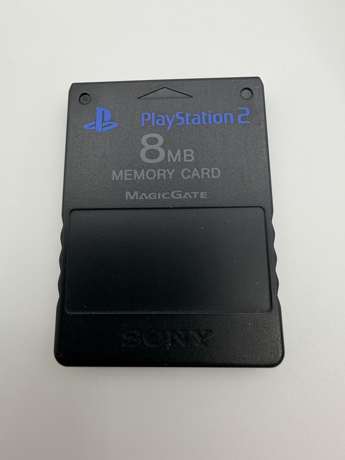Official Sony MagicGate PS2 Memory Card • Black 8MB • PlayStation 2 Memory Pack