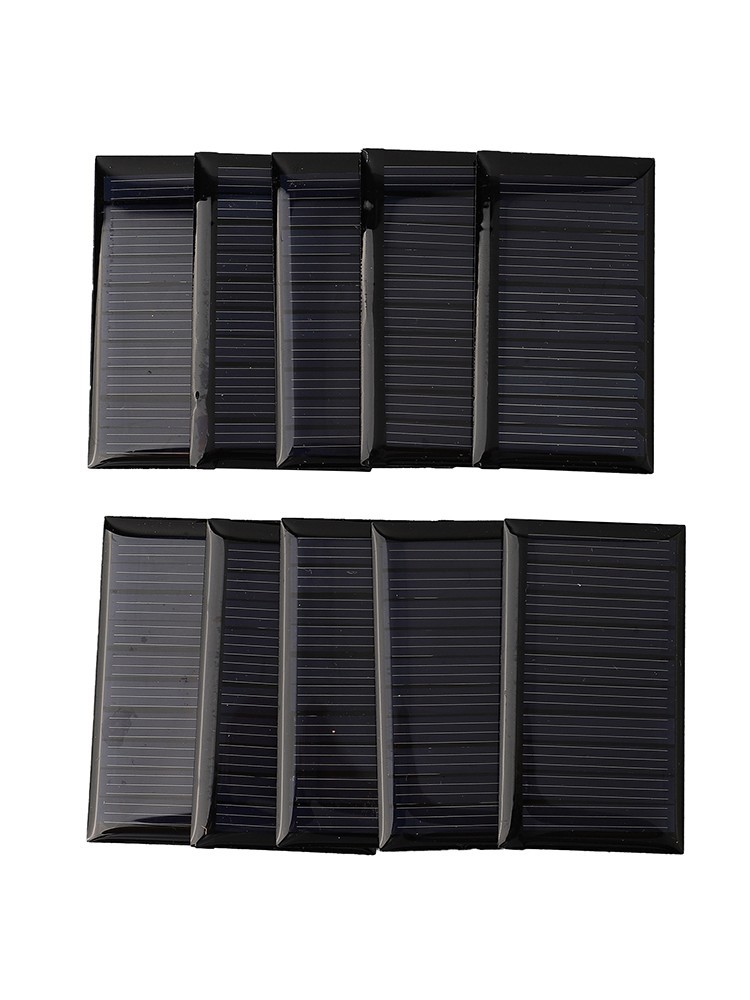 10Pcs Small Solar Panels Kit 5V 30mA for DIY Electronics Projects