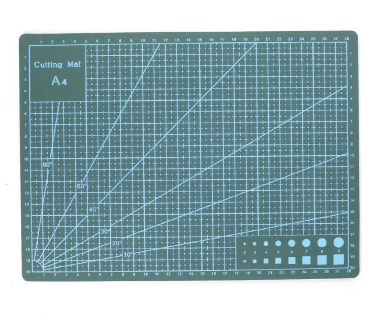 Modeler’s Craft Tool Bending CUTTING MAT (A4 SIZE/GREEN) For Model Building