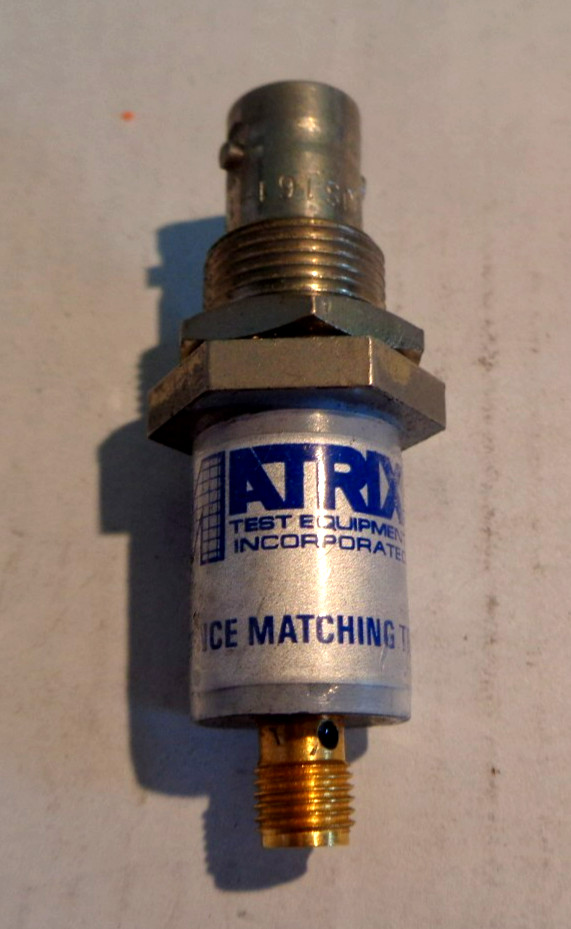 Matrix Test Equipment Impedance Matching Transformer 50Ω to 75Ω SMA F to BNC M