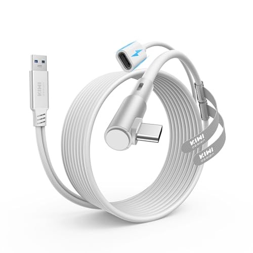 Link Cable with Charging 16FT Compatible with Meta Quest 3S/3/2/Pro/Pico White