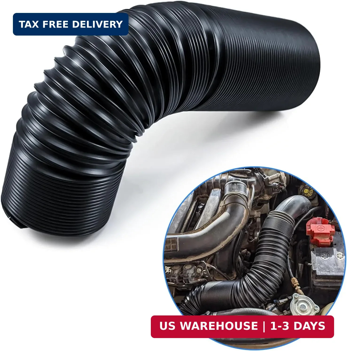 Adjustable Inner Diameter 76mm(3 inch) Outer Diameter 86mm(3.39 inch) Car