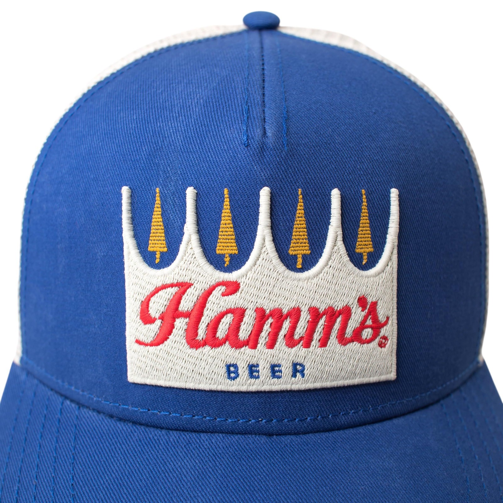 AMERICAN NEEDLE Hamm's Beer Valin Adjustable Snapback Trucker Baseball Hat, Ivor