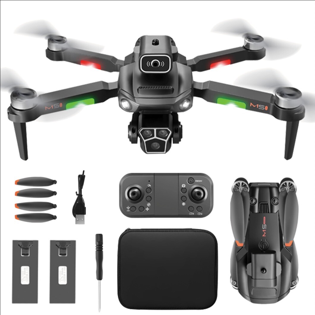 Drone With 4k Video,Wi Fi , RC,FPV Quadcopter,flight Time 15 Minutes 2Batteries