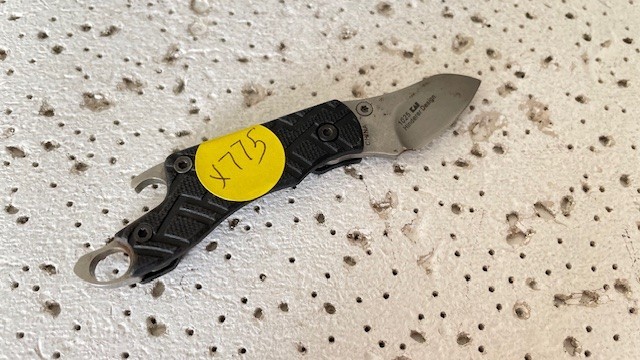 1025 Kershaw Folding Pocket Knife Cinder Hinderer Design Plain Blade Linerlock