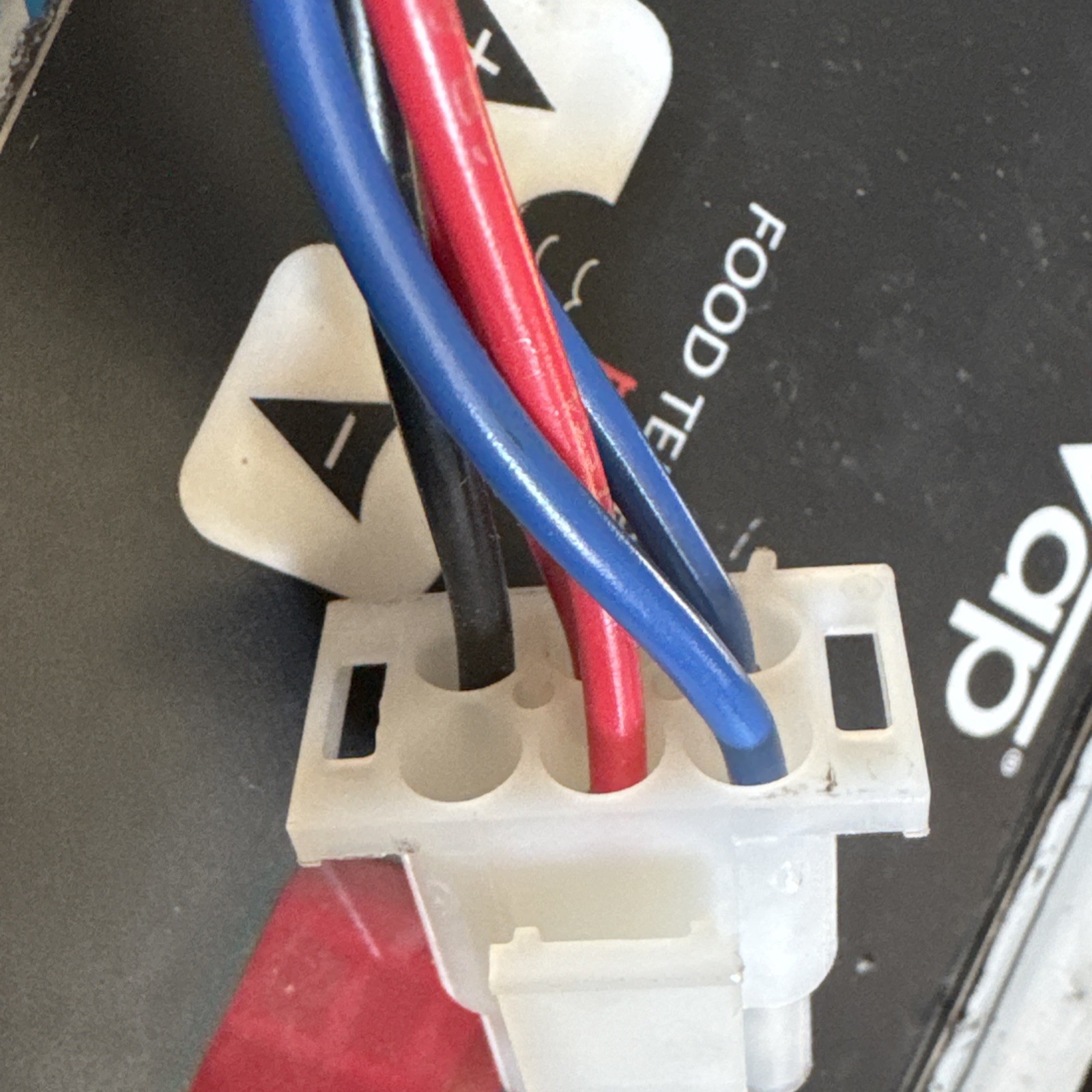 Winston Cvap B-Series Control Board Food temperature