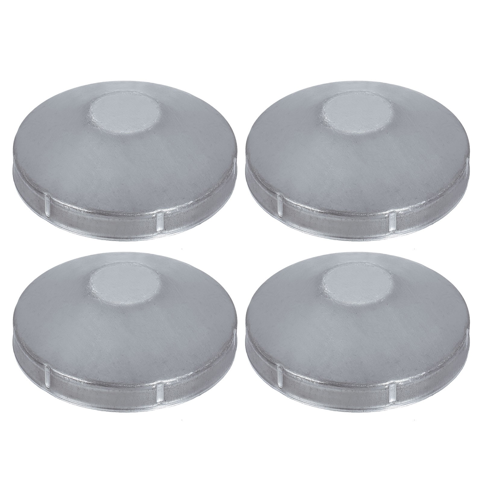 4Pcs Chain Link Fence Post Cap, Dome External Post Caps Fit 4-1/2" OD Pipe