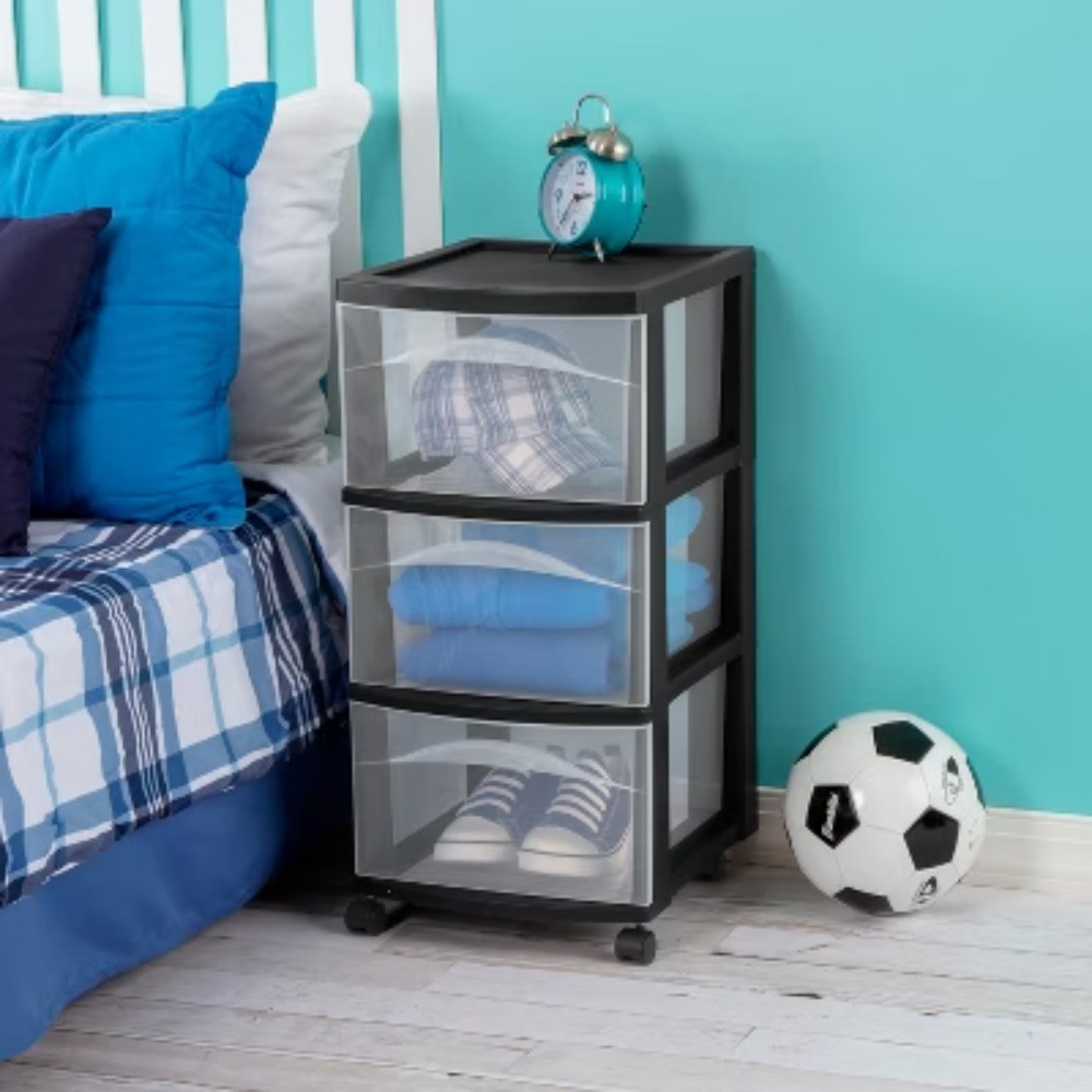 3 Drawer Medium Cart - Multi-purpose storage for lightweight items in any room