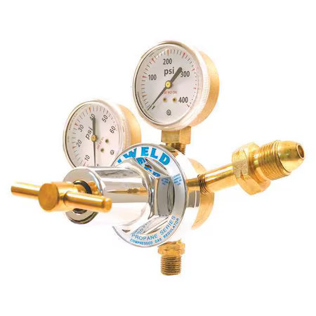 Uniweld Ruh8212 Stage Regulator, Propane, Propylene, Single Stage, 0.880"-14