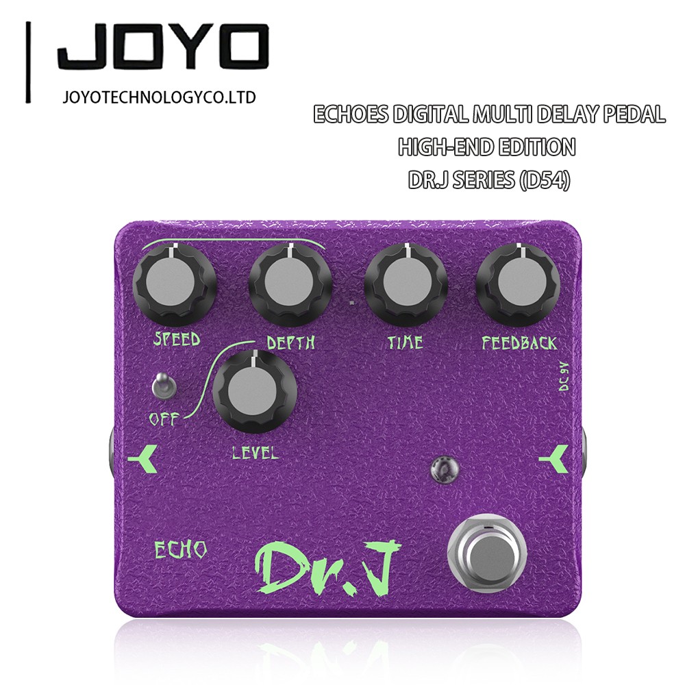 JOYO Delay Pedal Echoes Digital Multi Delay Pedal with Modulation Dr.J SeriesD54