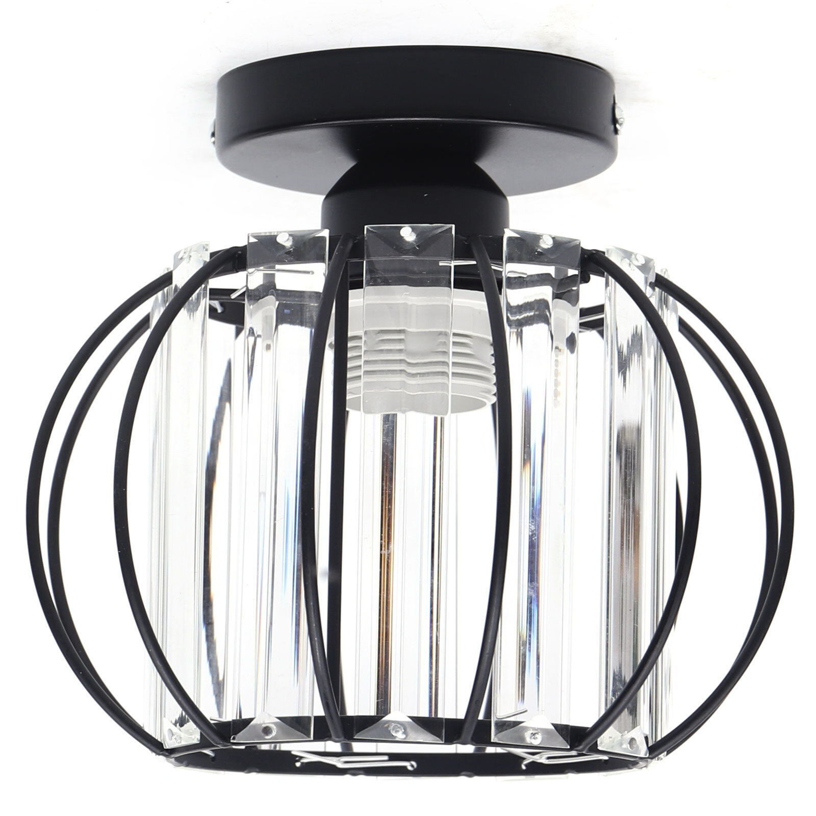 Recessed ceiling lamp, iron ceiling lamp, E27 socket, maximum power 20W