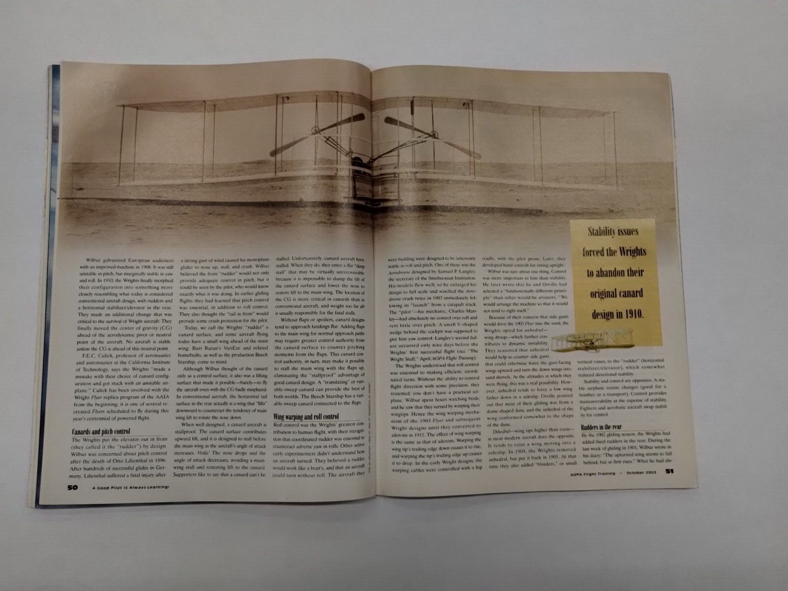 AOPA Flight Training Magazine October 2003-Original