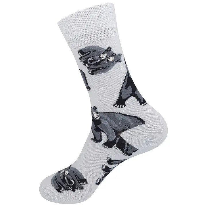 funatic Black Bear Socks Novelty Decor