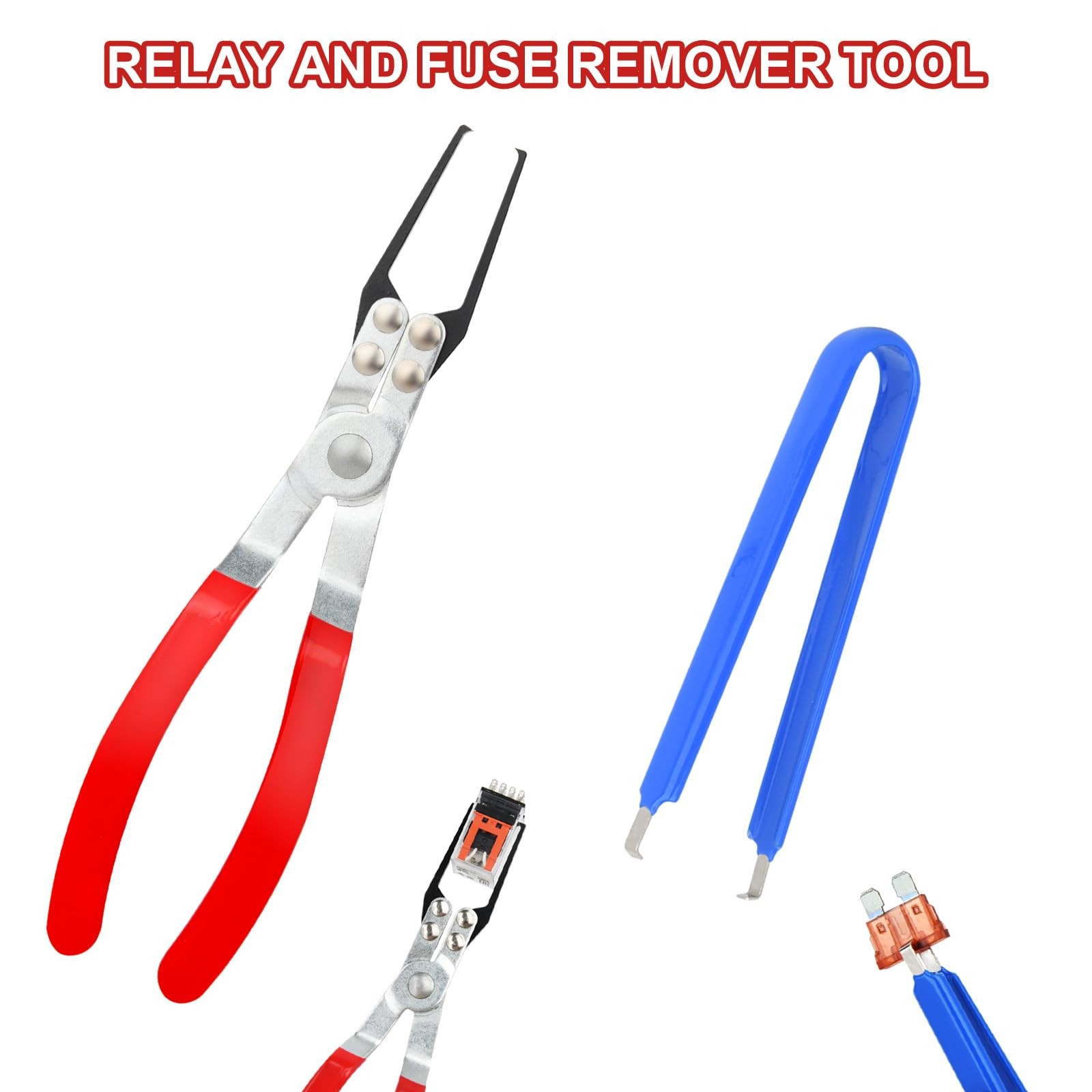 Aleric Relay Puller Pliers and Fuse Puller Plier, Automotive Relay Fuses Pull...