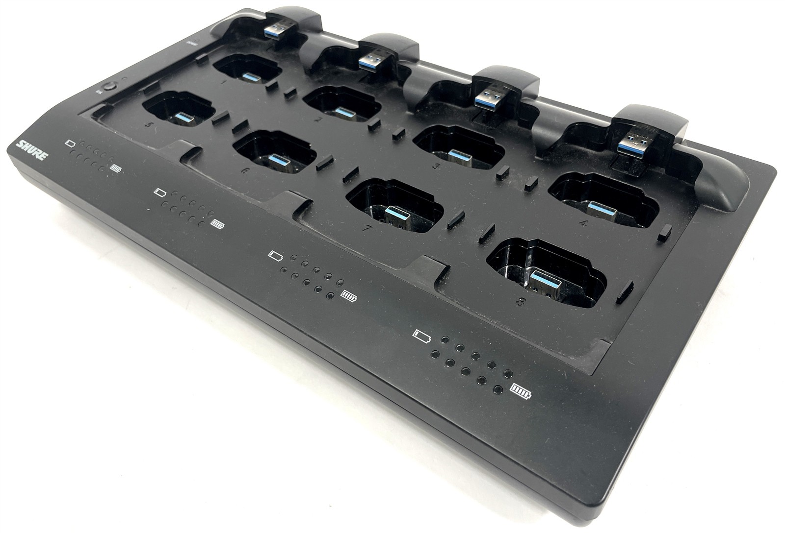 Shure MXWNCS8 8-Port Charging Base for Microflex Wireless - CHARGING BASE ONLY