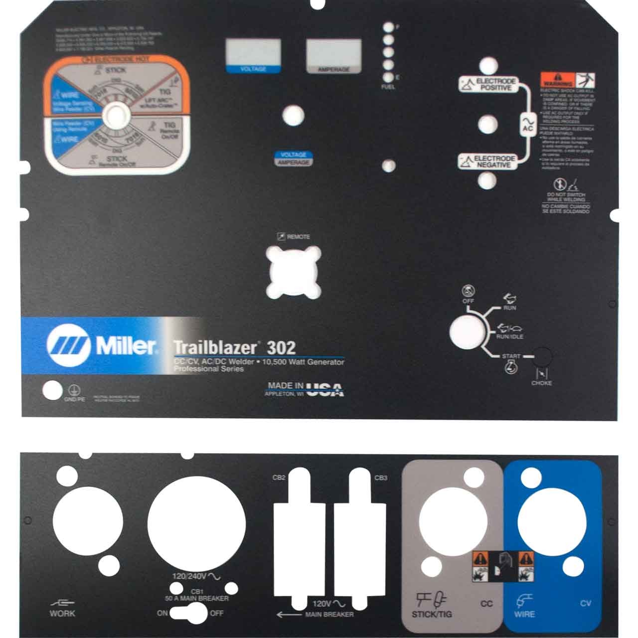 Miller 216170 Nameplate Miller Trailblazer 302