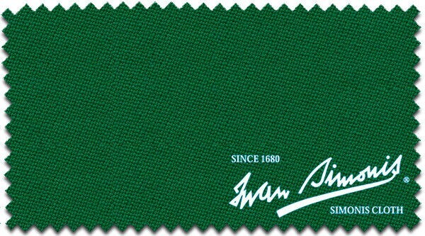 7ft Bed & Rails Simonis 860HR Pool Table Cloth Green AUTHORIZED DEALER