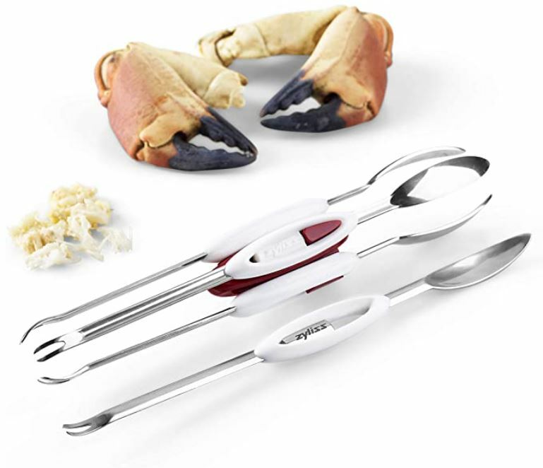 Zyliss Seafood Picks Set of 4 dual ended stainless steel picks Brand New
