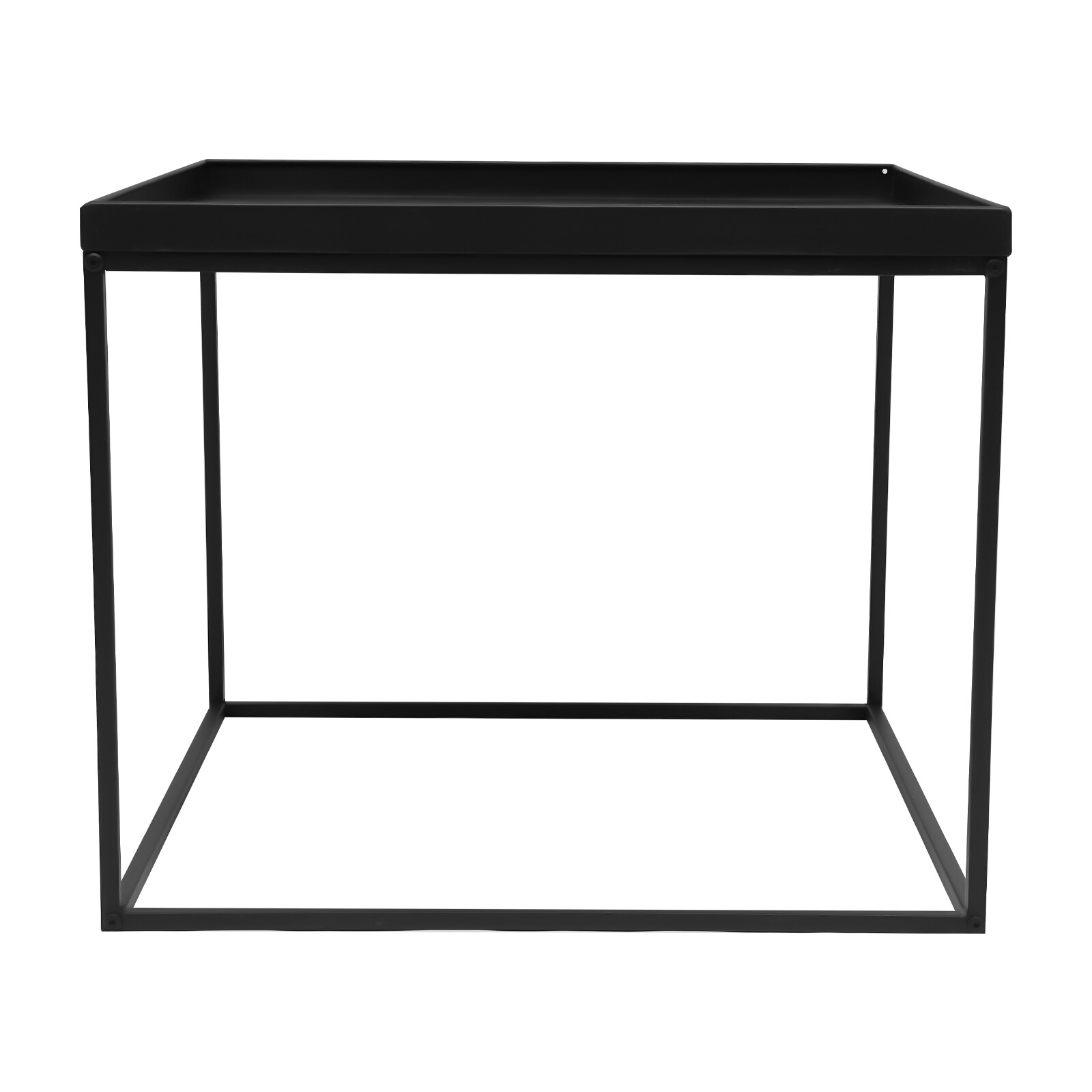 24" Square Table Side End Table Camping Table Portable Metal Frame Table Top New
