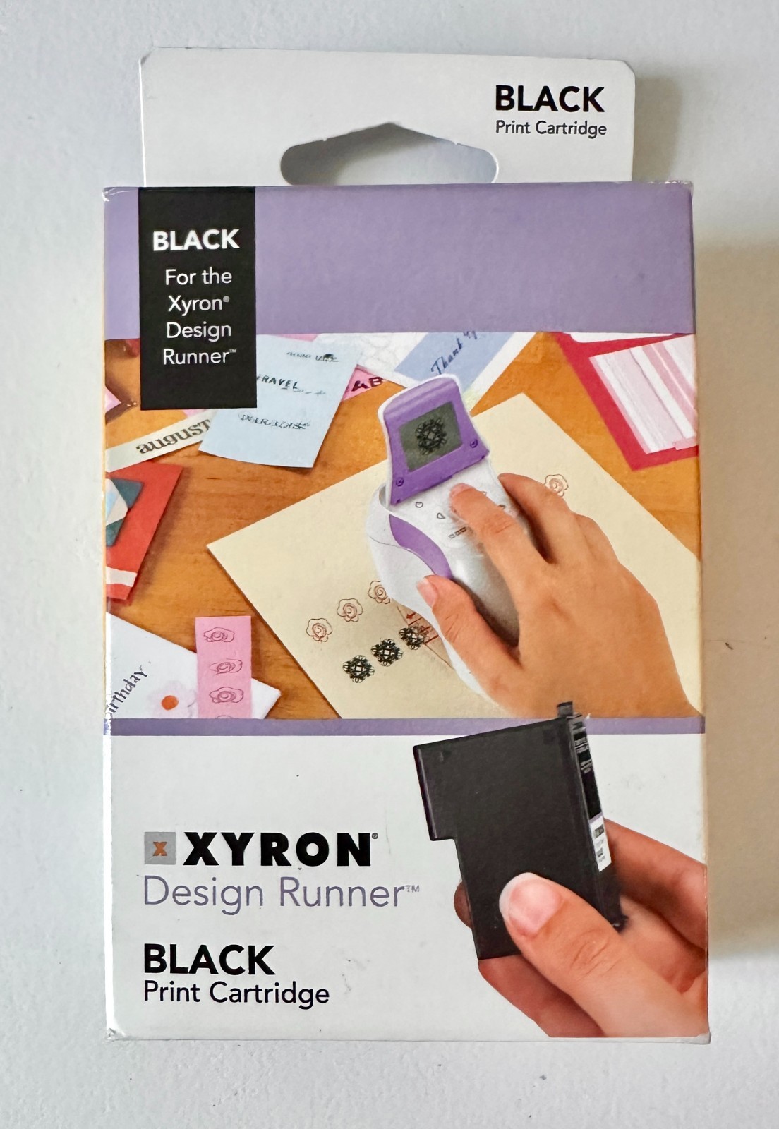 Xyron Design Runner BLACK Print Cartridge 47839 NEW Old Stock Craft Scrapbook
