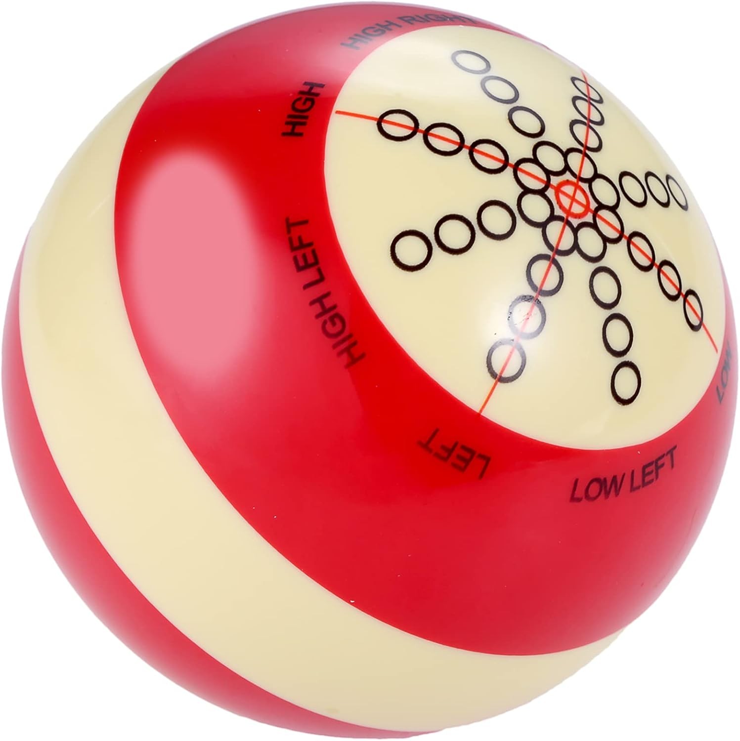 Billiard Cue Ball, AAA-Grade Profession Resin Standard Practice Training Cue ...