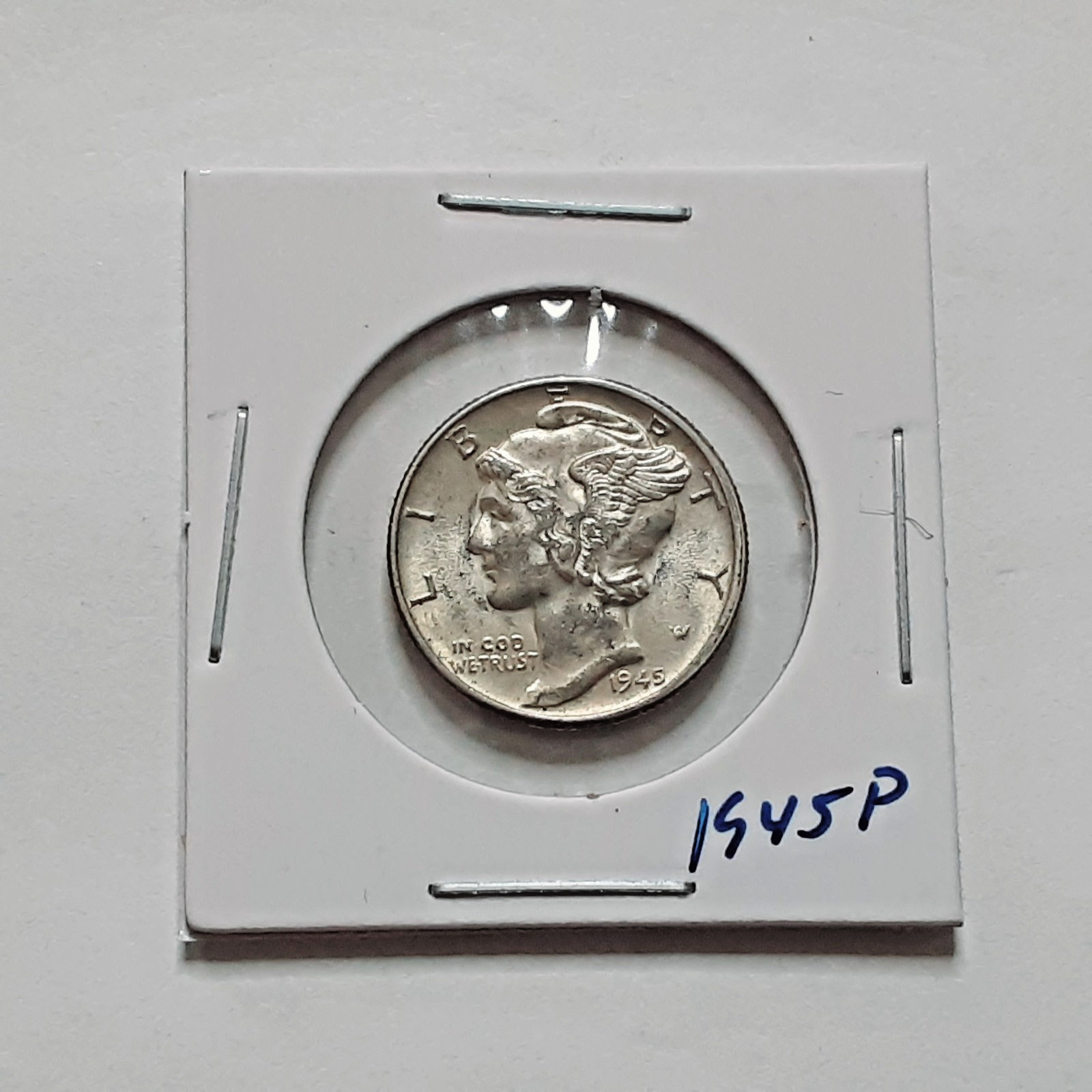 Better Condition BU?  1945 P Mercury Silver Dime Nice Coin!!! J565