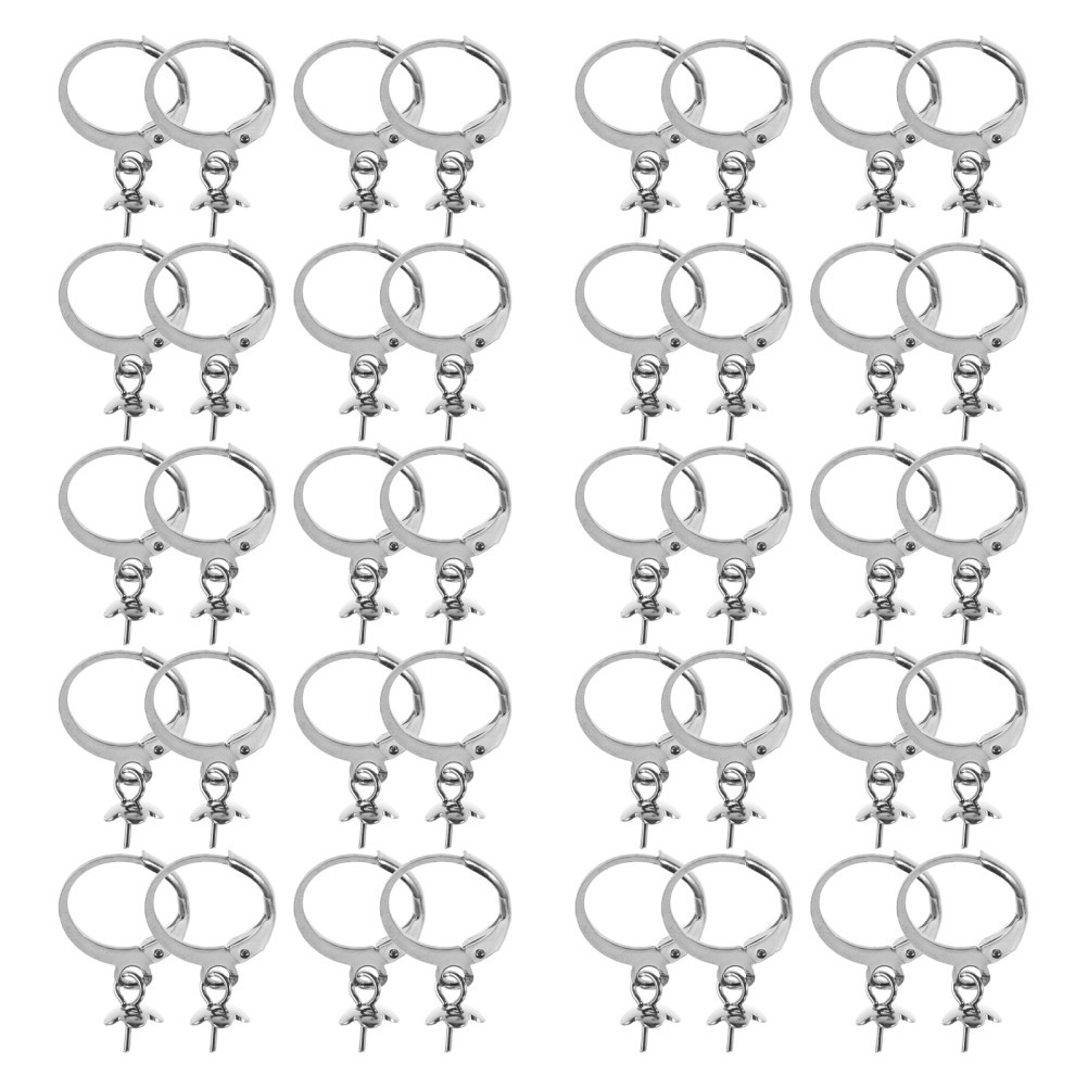 40 Pcs Lever Back Hooks for Jewelry Dangle Ear Wire DIY Earring Making