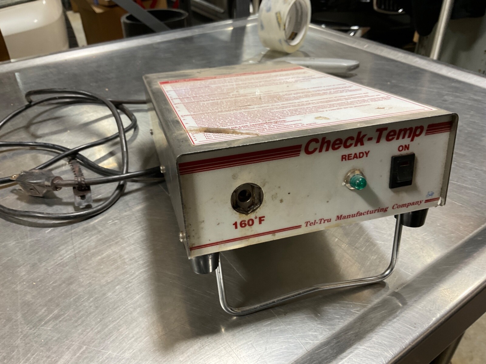 Tel-Tru® type Check-Set thermometer calibrator  USED NEEDS CALIBRATED