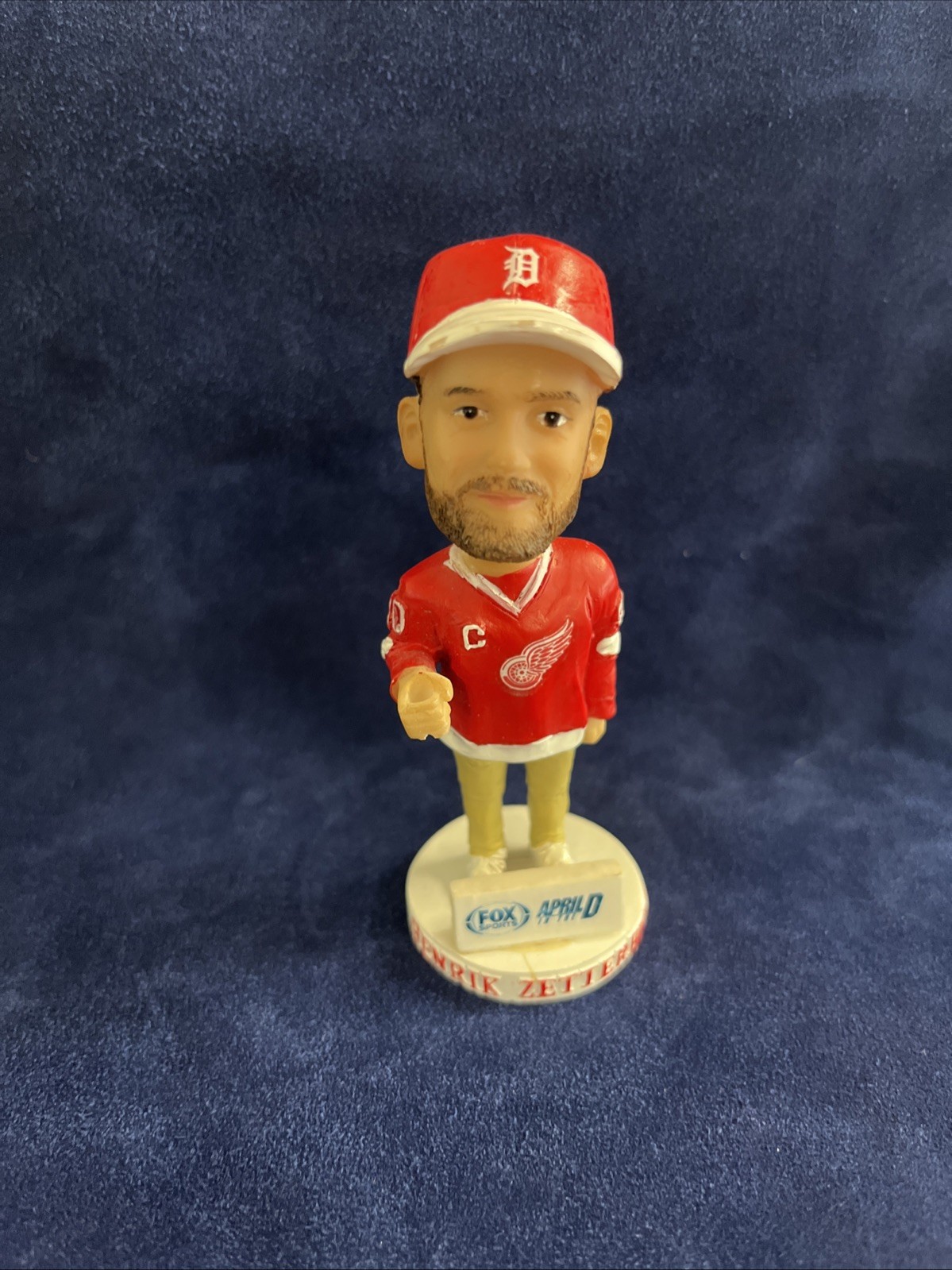 Henrik Zetterberg #40 Bobblehead Fox Sports April in the D Red Wings Mini