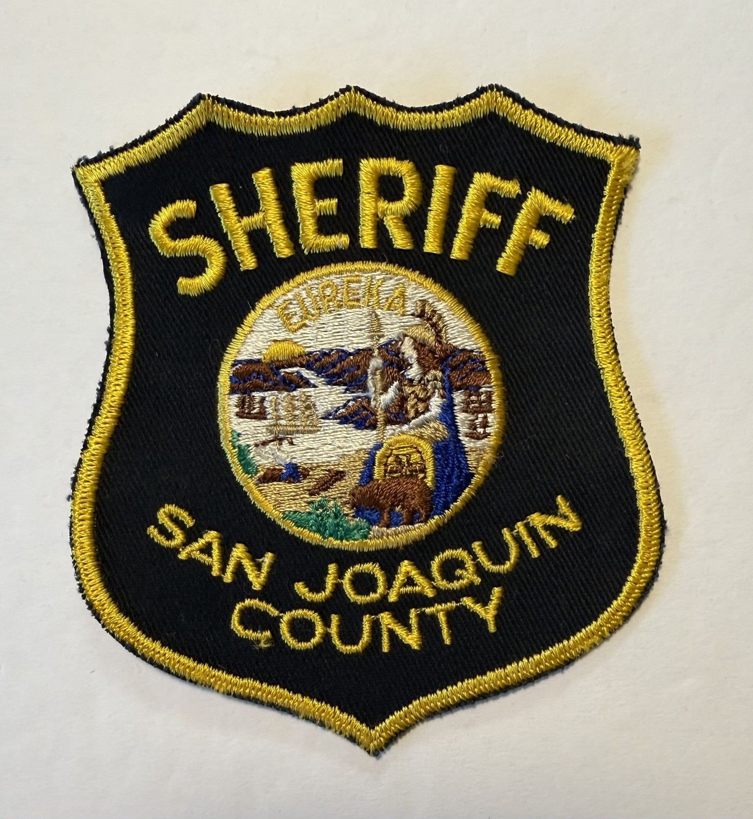 VINTAGE CALIFORNIA SAN JOAQUIN COUNTY SHERIFF DEPT PATCH #PDD79