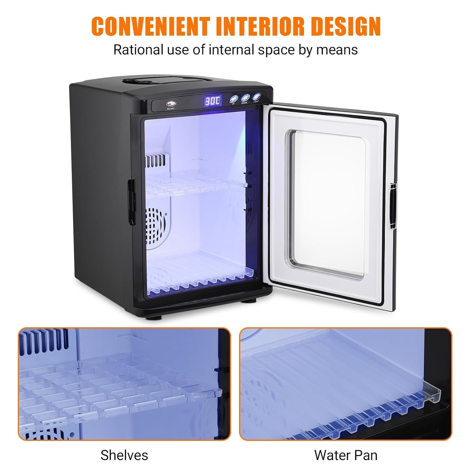 25L-small Reptile Incubator Hatching Eggs Temperature Controlled 5c-60c Home