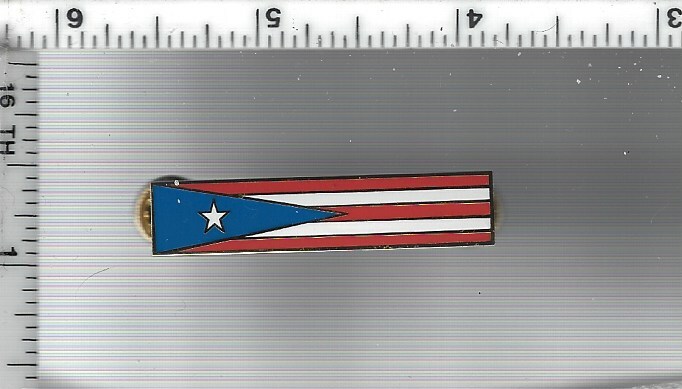 Fire Department - Puerto Rico Flag Citation Bar (screw back)