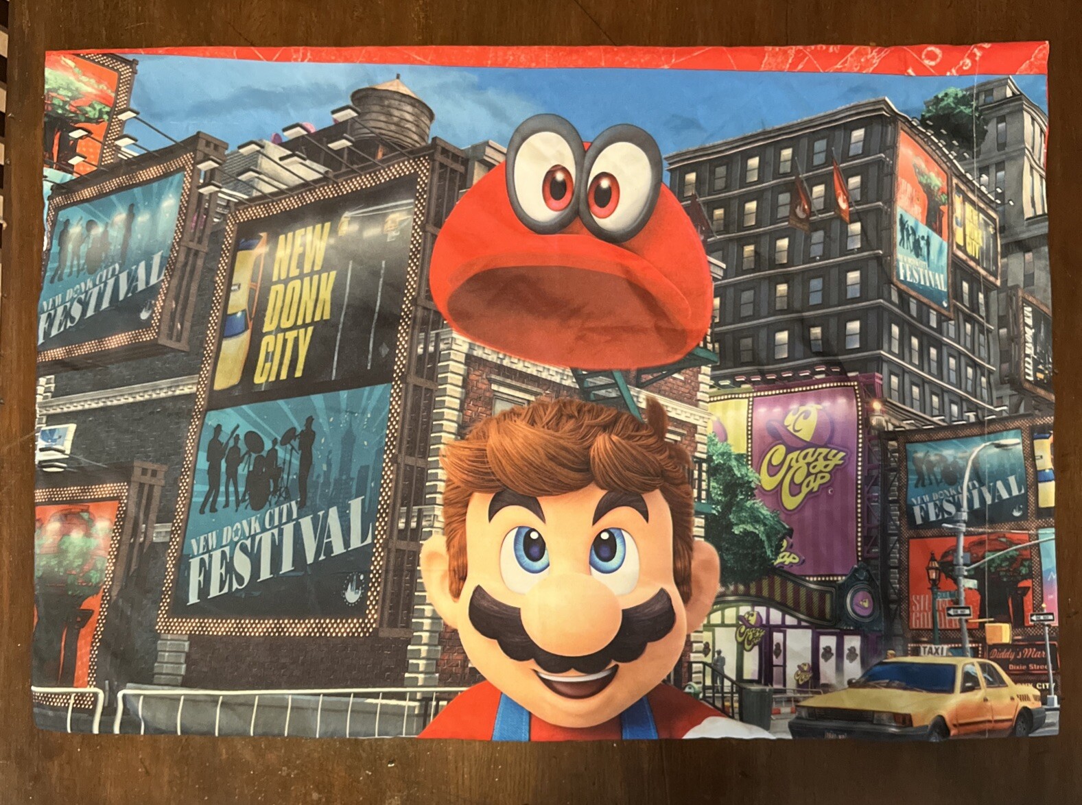 Nintendo Super Mario Lot Of 2 Standard Pillowcases - 20x29”