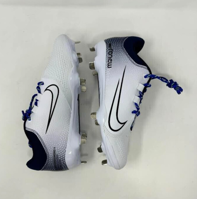 NIKE ' HYPERDIAMOND 4 PRO ' WOMENS SOFTBALL CLEATS ' SIZE 8 ' MIDNIGHT NAVY