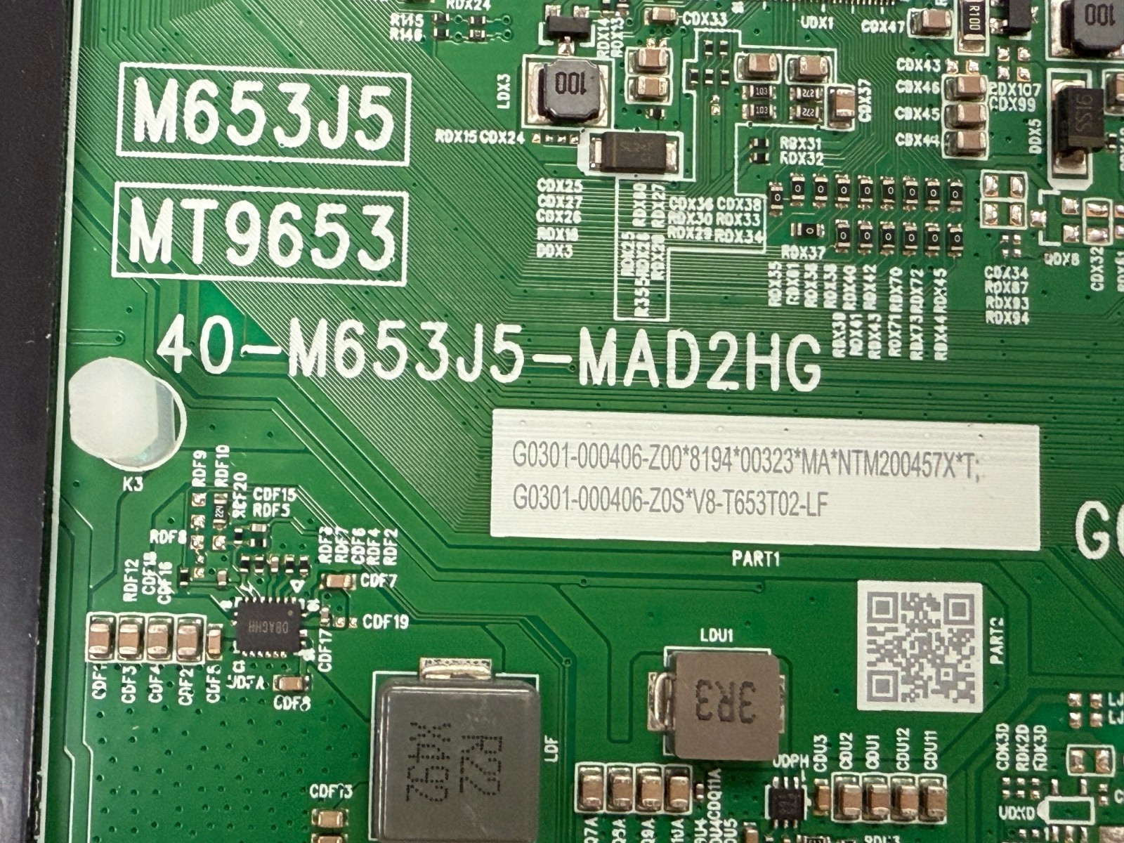 TCL G0301-000406 Main Board for 65A300W