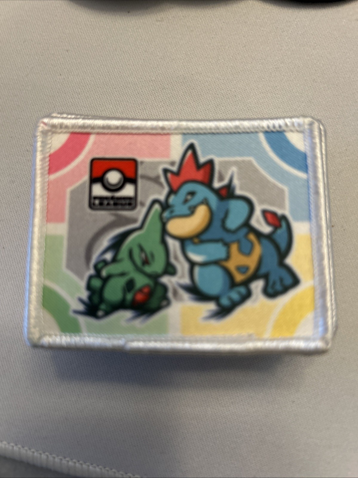 Pokemon League Pokethlon Croconaw Larvitar Iron on Patch TCG Pokémon Promo x1